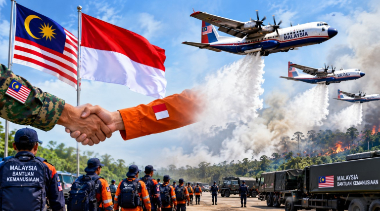 Malaysia Akan Kirim 3 Pesawat dan 52 Personel untuk Bantu Indonesia Tangani Karhutla