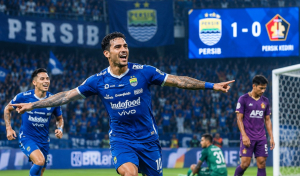 Persib Bandung Kalahkan Persik Kediri 1-0, Gol Julio Cesar Jadi Penentu