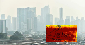 Asap Karhutla Terdeteksi di Atas Jakarta, BMKG Jelaskan Arti Warna Merah pada Peta NASA