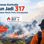 Titik Panas Karhutla Turun Jadi 317, Sumatra Selatan Masih Perlu Diwaspadai